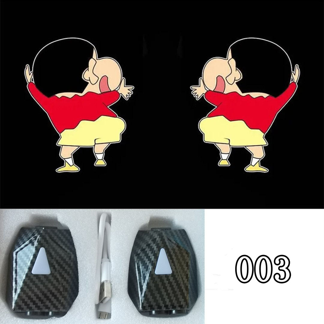 LF  かわいい  キャラクター  動的投射ランプ  車用品  2個入