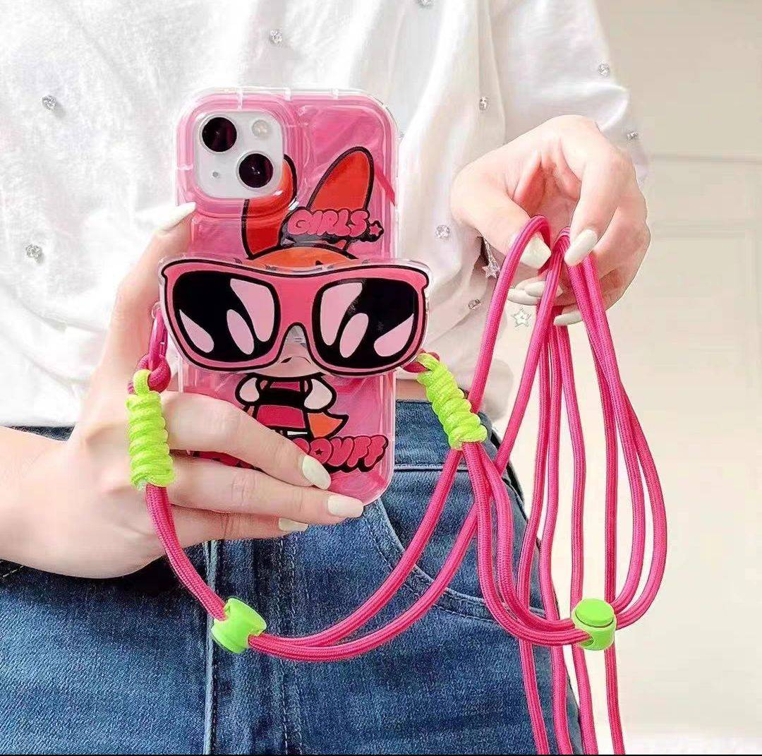 YQQ  可愛い  パワーパフガールズ  スマホケース  携帯電話ケース
