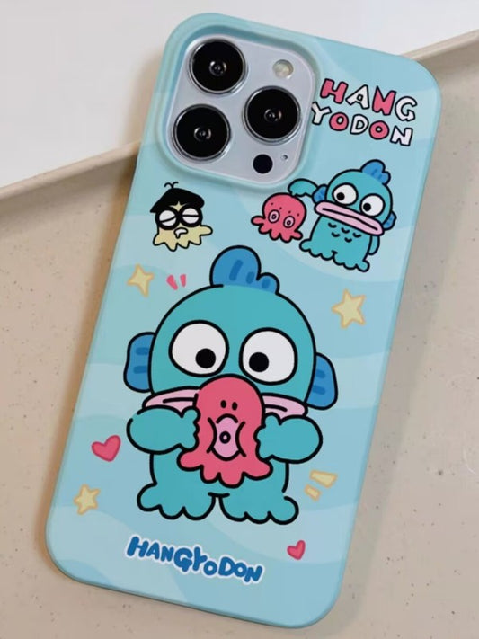 YQQ 可愛い ハンギョドン スマホケース  携帯電話ケース