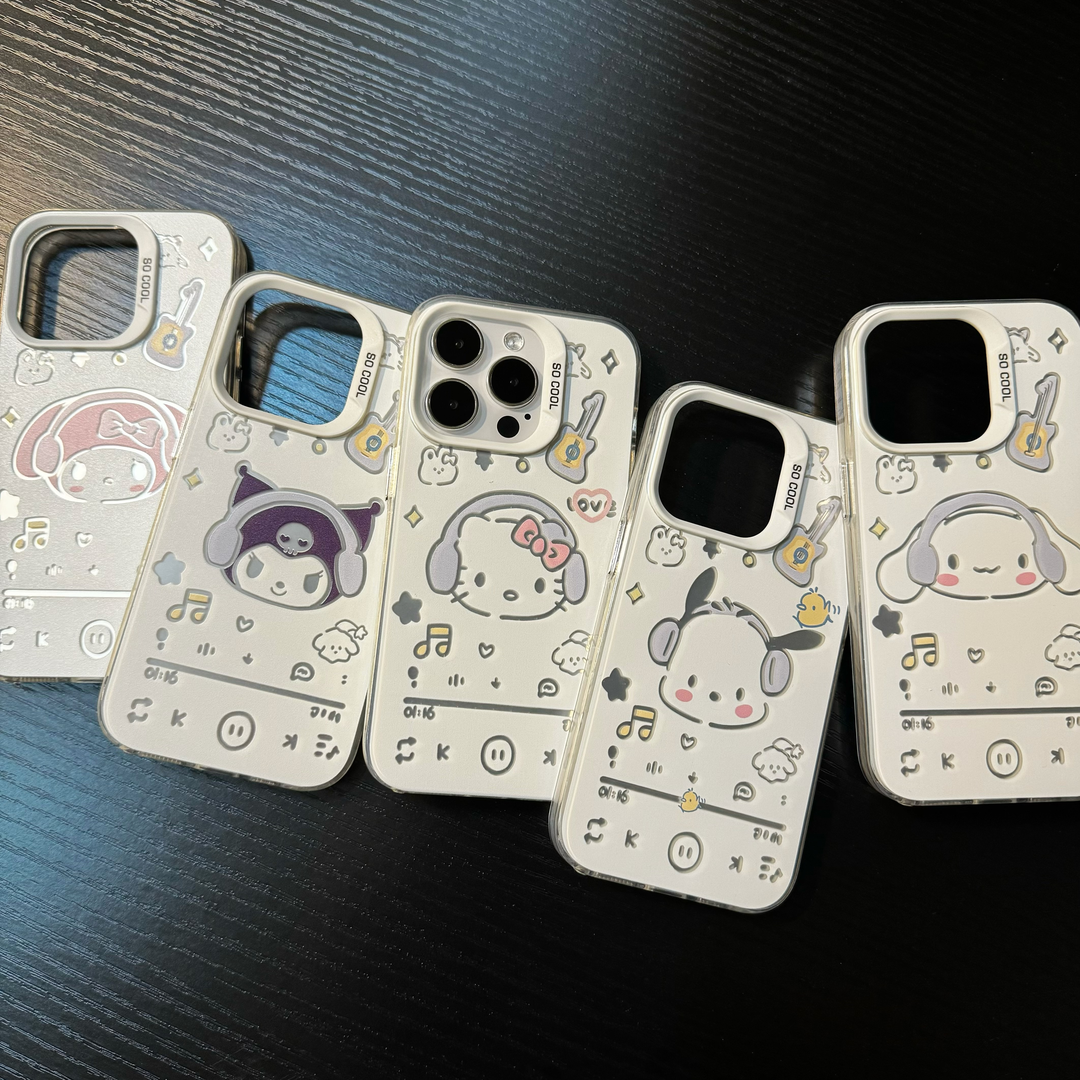 LF  シルバー  サンリオ  スマホケース  携帯電話ケース  かわいい