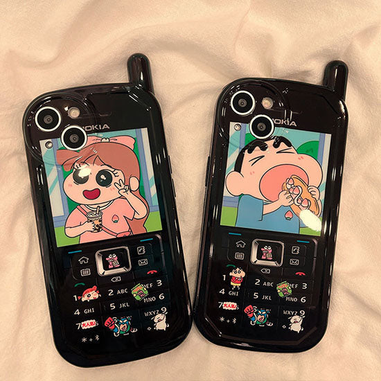 LF  キャラクター スマホケース  レトロ可愛い  携帯電話ケース