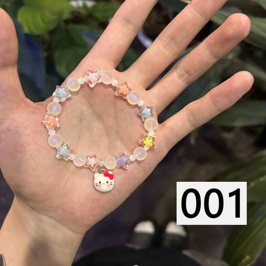 YQQ  サンリオ  可愛い  ブレスレット  ビーズ  プレゼント