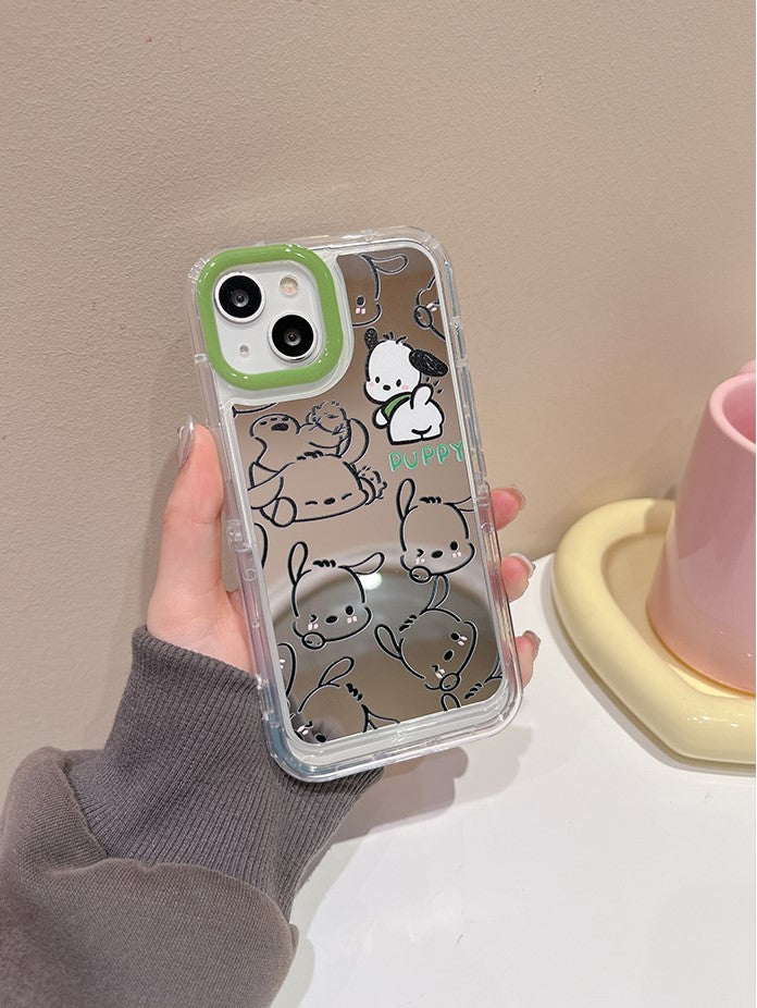 YQQ クリエイティブで可愛い ポチャッコ  携帯電話ケース +隠しブラケット