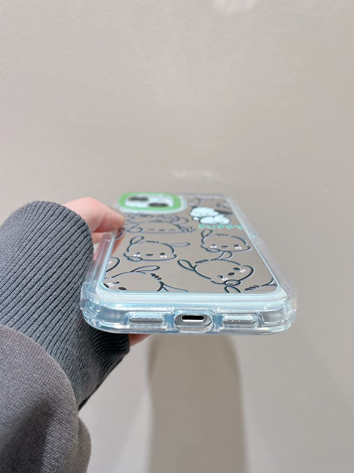 YQQ クリエイティブで可愛い ポチャッコ  携帯電話ケース +隠しブラケット