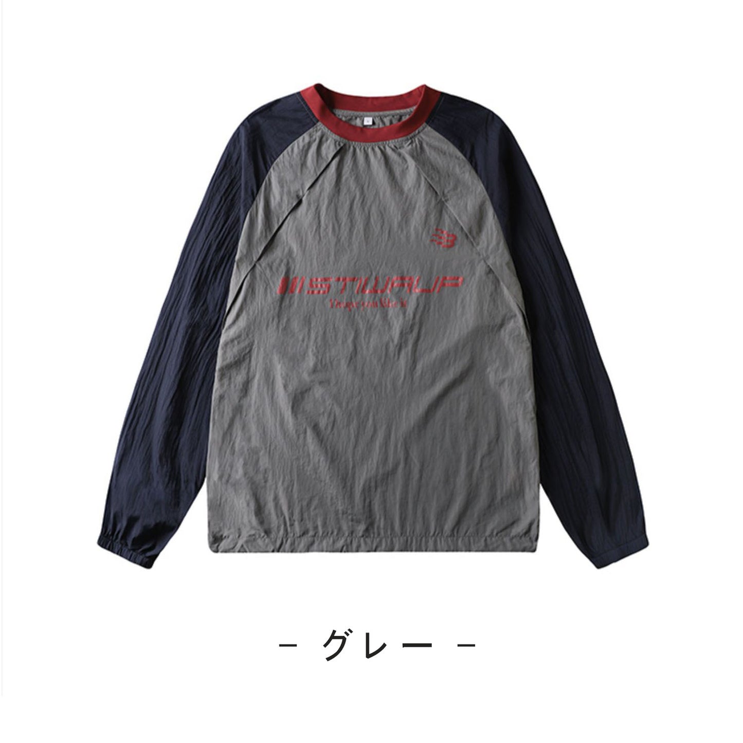 LF04  UPF50+  ラッシュガード  カラー切替UVカット  ゆったり  オシャレ