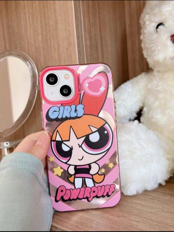 YQQ  可愛い  パワーパフガールズ  スマホケース  携帯電話ケース