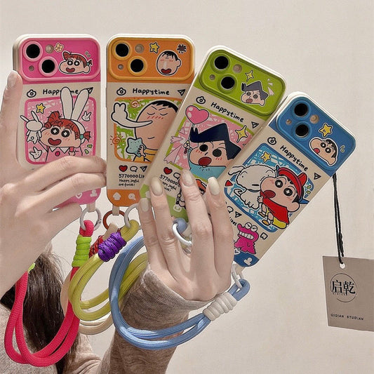 LF  かすかべ防衛隊 携帯ケース スマホケース  携帯電話ケース  かわいい
