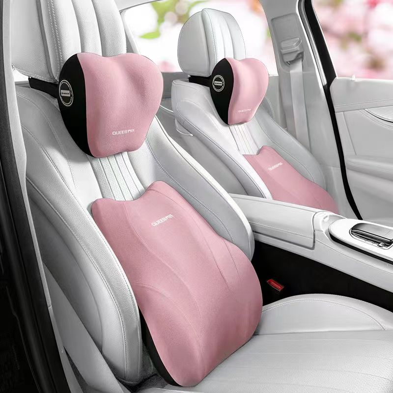 LF  自動車用ネックレストヘッドレスト  腰クッション  記憶綿  疲れない運転