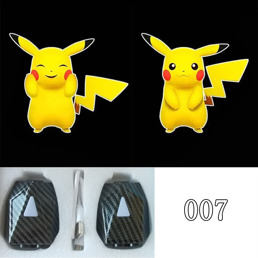 LF  かわいい  キャラクター  動的投射ランプ  車用品  2個入