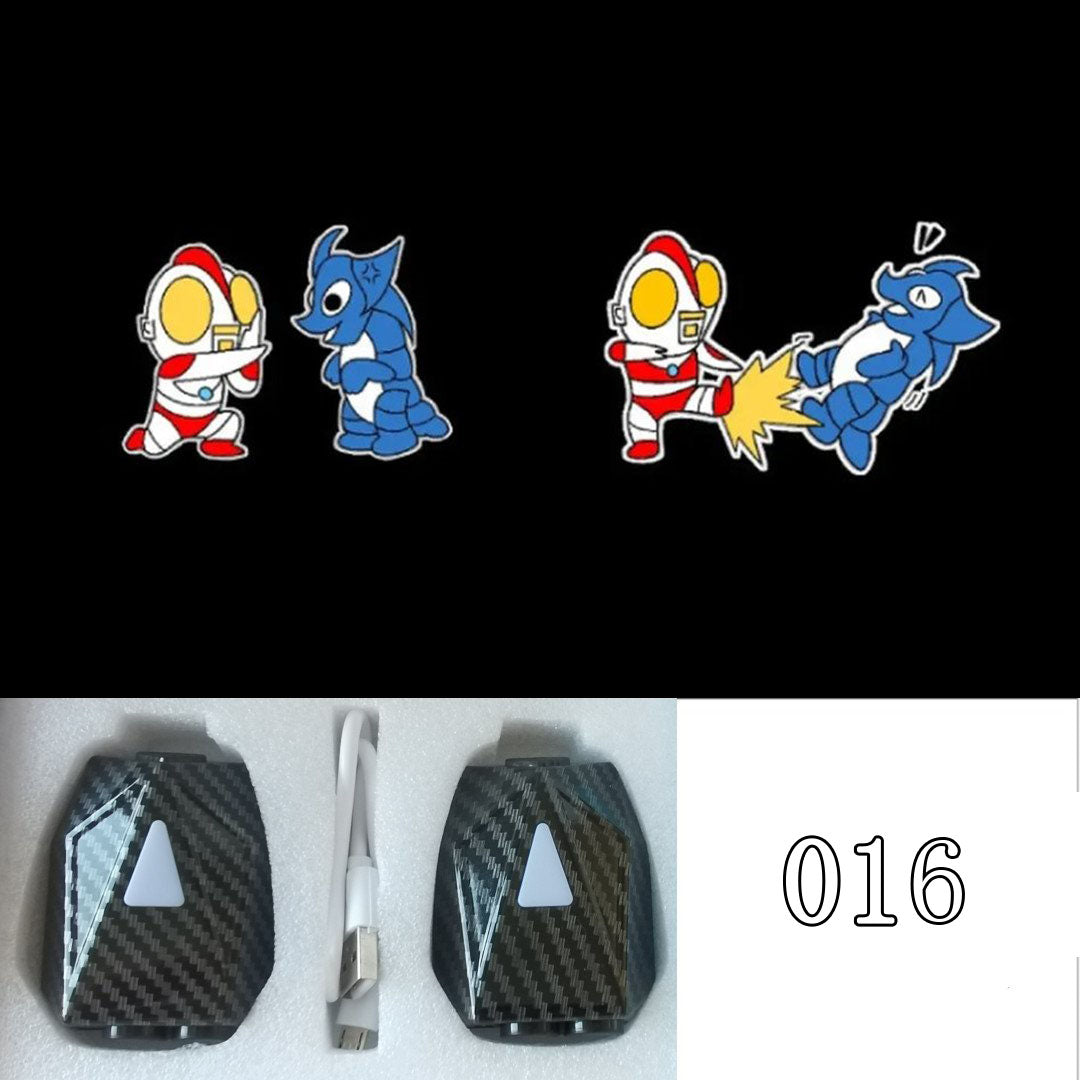 LF  かわいい  キャラクター  動的投射ランプ  車用品  2個入