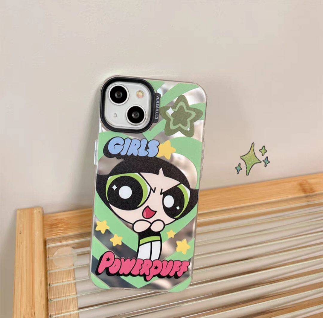 YQQ  可愛い  パワーパフガールズ  スマホケース  携帯電話ケース