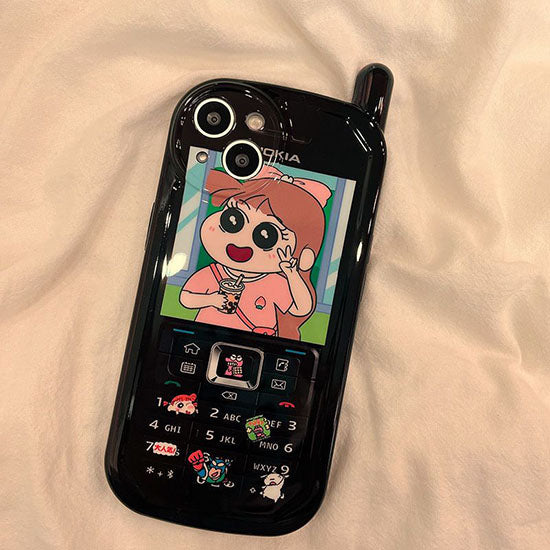 LF  キャラクター スマホケース  レトロ可愛い  携帯電話ケース