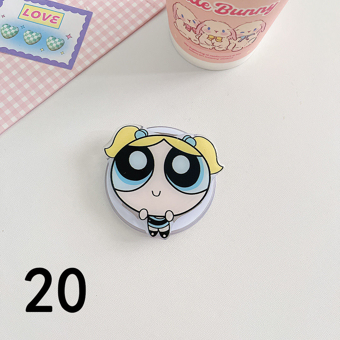 YQQ  かわいい  キャラクター  マグネット式携帯電話ホルダ  サンリオ  パワーパフガールズのコピー