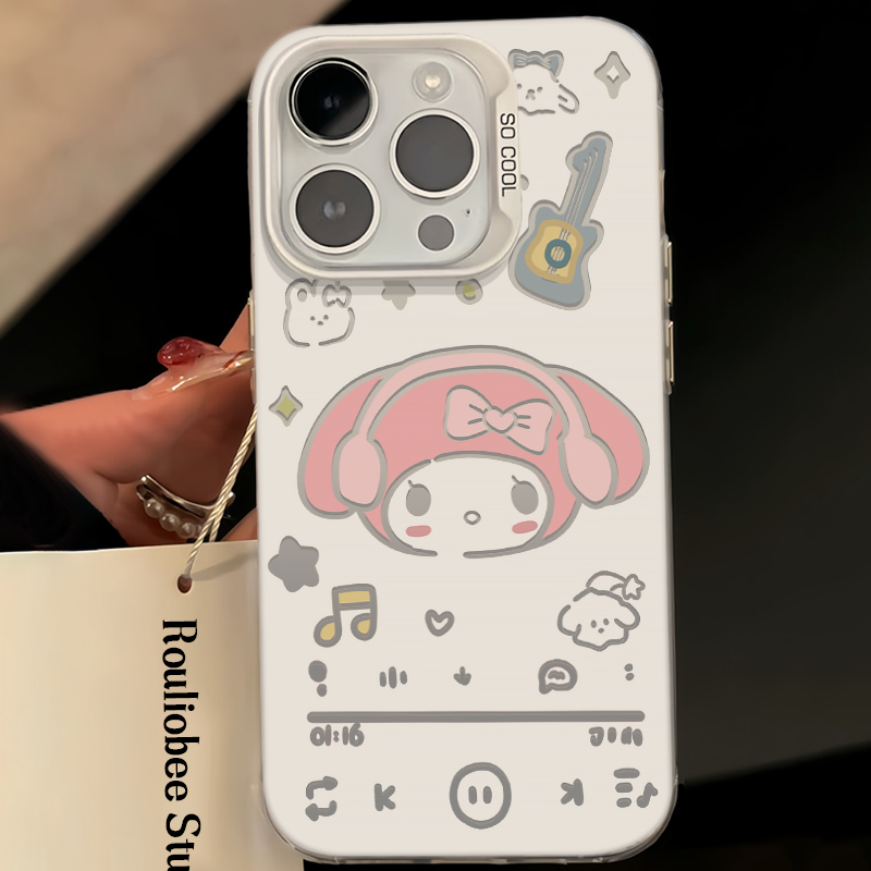 LF  シルバー  サンリオ  スマホケース  携帯電話ケース  かわいい