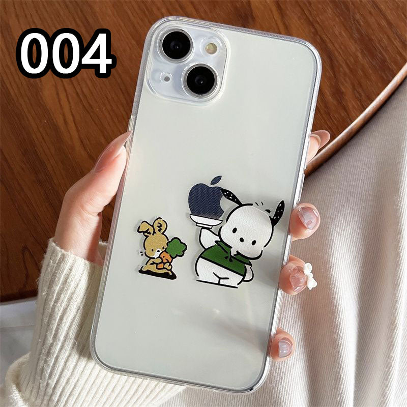 LF 可愛い ポチャッコ ショッピング  絵画  スマホケース  携帯電話ケース