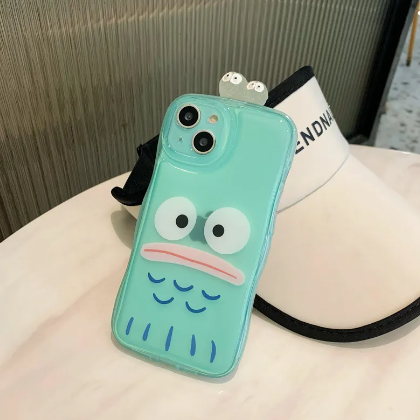 LF  可愛い ハンギョドン 携帯ケース  スマホケース  立体夜光
