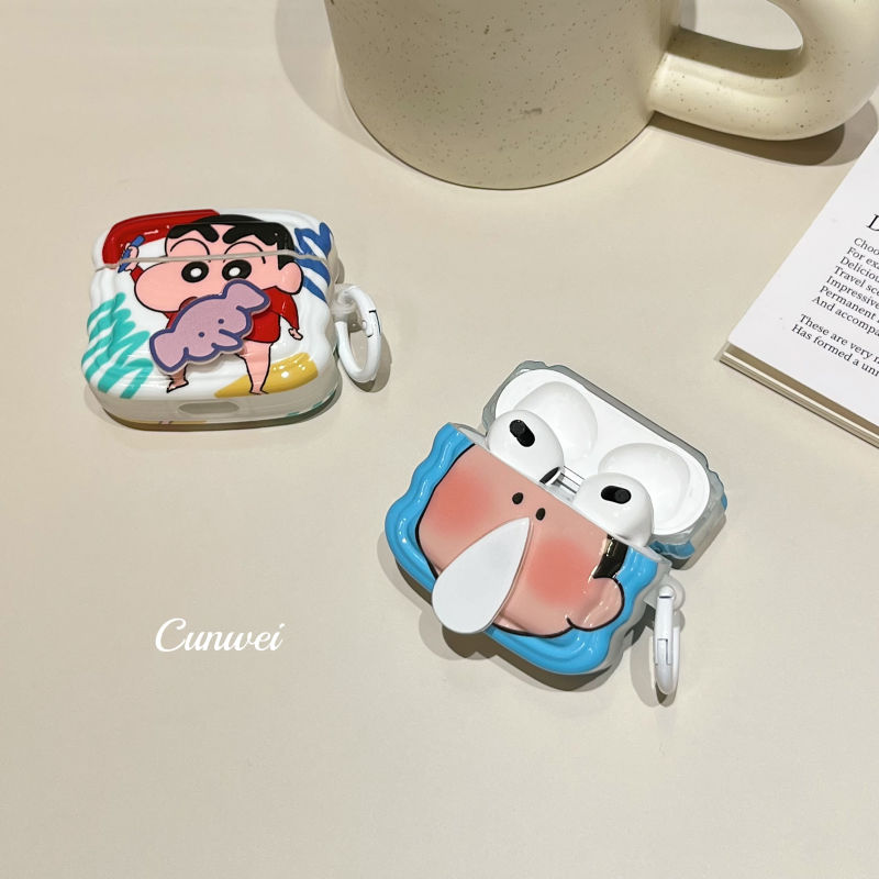 LF  回転 キャラクター スヤホンケース  Airpodsケース 可愛い  面白い