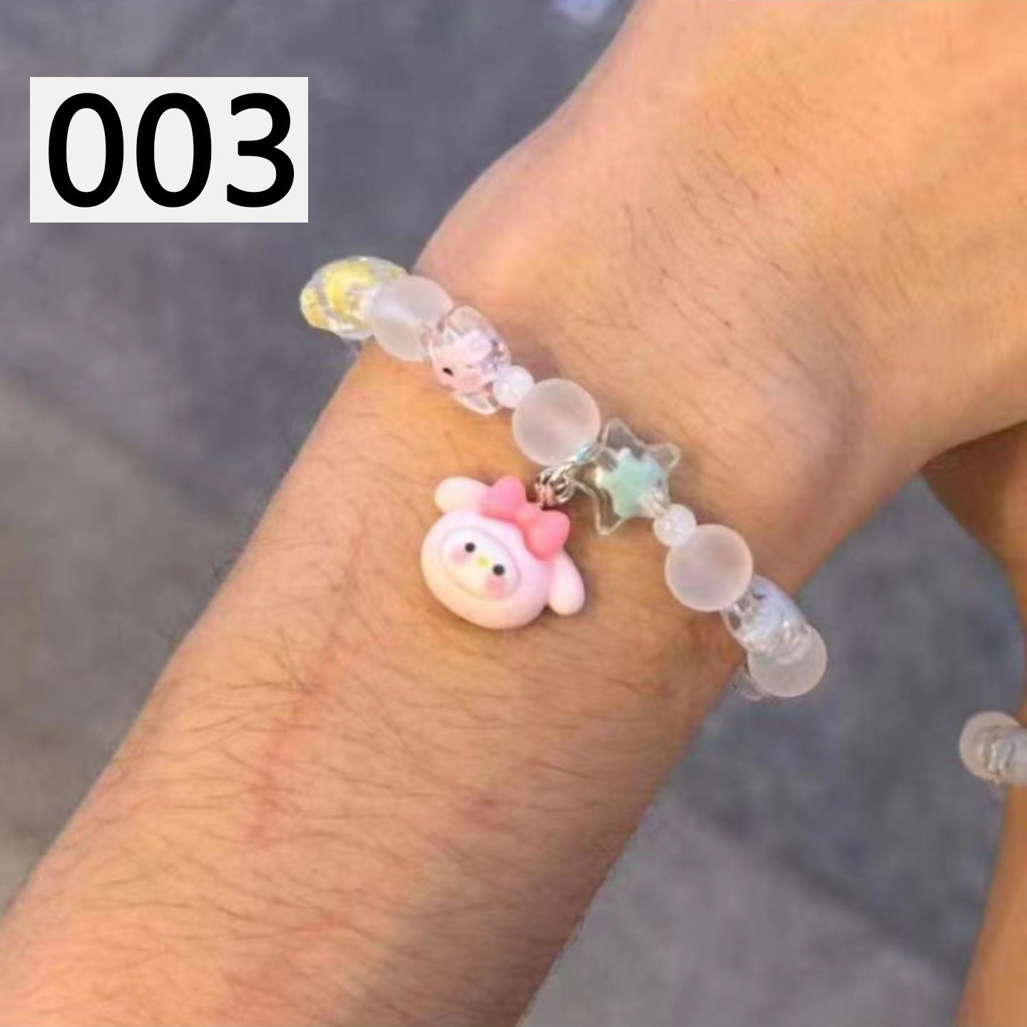 YQQ  サンリオ  可愛い  ブレスレット  ビーズ  プレゼント