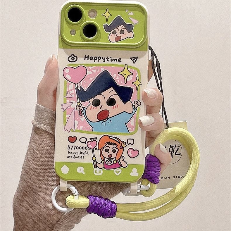 LF  かすかべ防衛隊 携帯ケース スマホケース  携帯電話ケース  かわいい