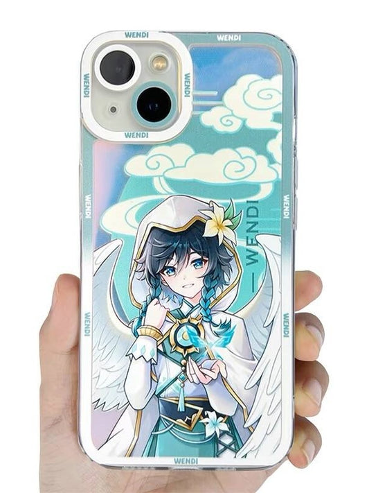 原神 ウェンティ（ウェンディ） 携帯電話ケース  透明携帯ケース  漫画スマホケース 流行の携帯電話ケース