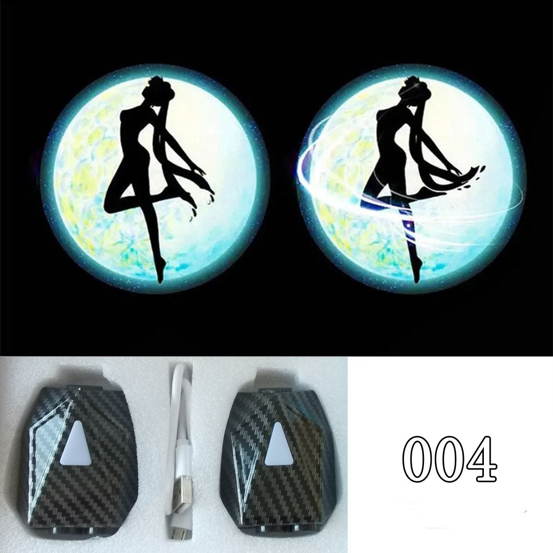 LF  かわいい  キャラクター  動的投射ランプ  車用品  2個入