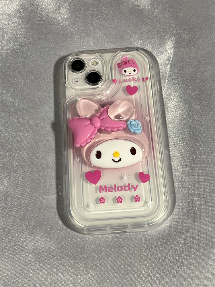 YQQ  立体  サンリオ  スマホケース 可愛い  携帯電話ケース