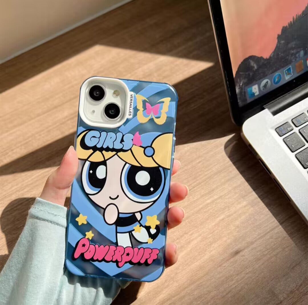 YQQ  可愛い  パワーパフガールズ  スマホケース  携帯電話ケース