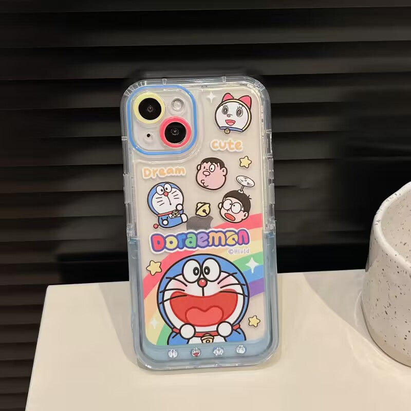 YQQ  可愛い ドラえもん スマホケース  携帯電話ケース