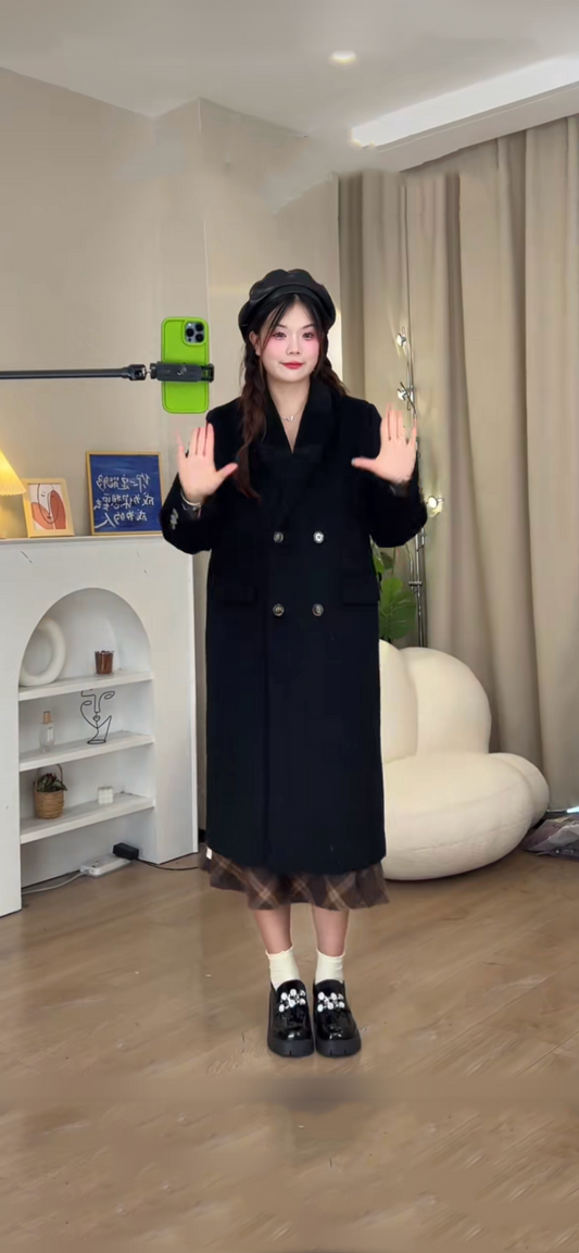 （ XYW）コート女性 秋冬新作 ミドル・ロングタイプ