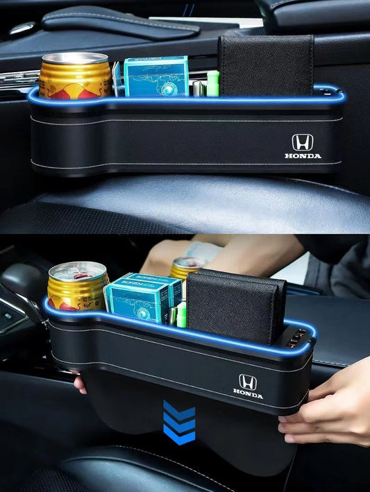 PM 車載収納箱 自動車シート隙間収納ボックス