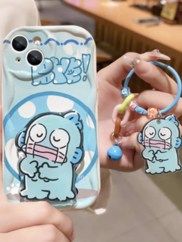 ＹＱＱ可愛い ハンギョドン 携帯ケース&イヤホンケース  スマホケース