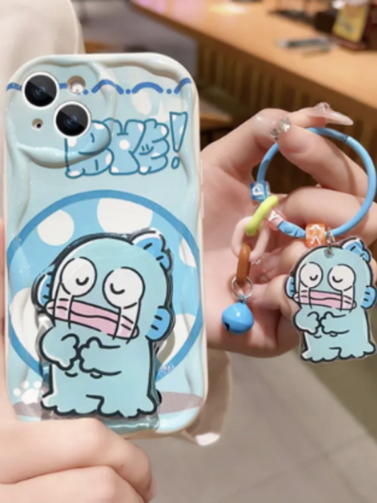 ＹＱＱ可愛い ハンギョドン 携帯ケース&イヤホンケース  スマホケース