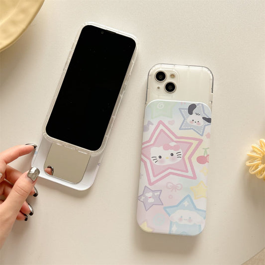 LF  スライドカバー  サンリオ  隠さ鏡  スマホケース  携帯電話ケース