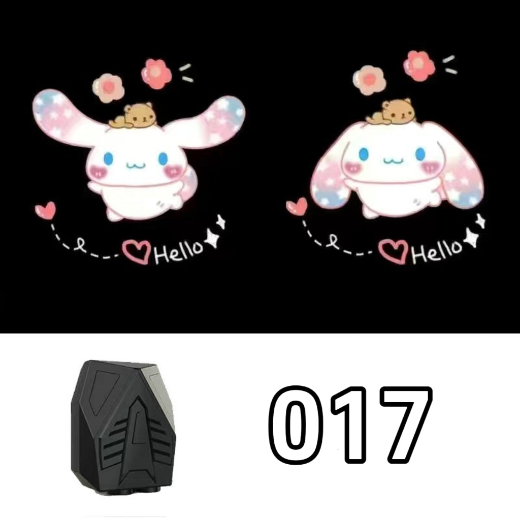 LF  かわいい  キャラクター  動的投射ランプ  車用品  2個入