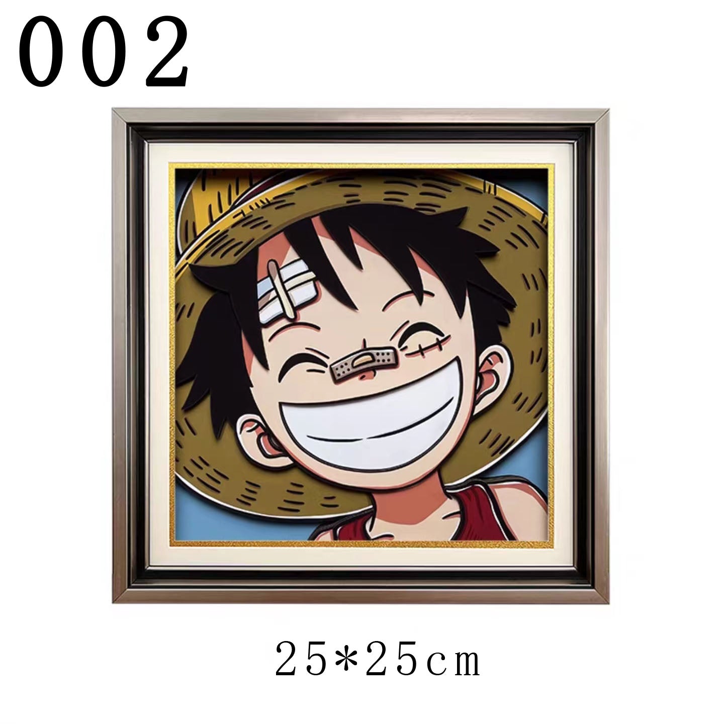 ONE PIECE  ワンピース  3D 四皇七武海 立体絵 飾り 絵飾り 壁飾り
