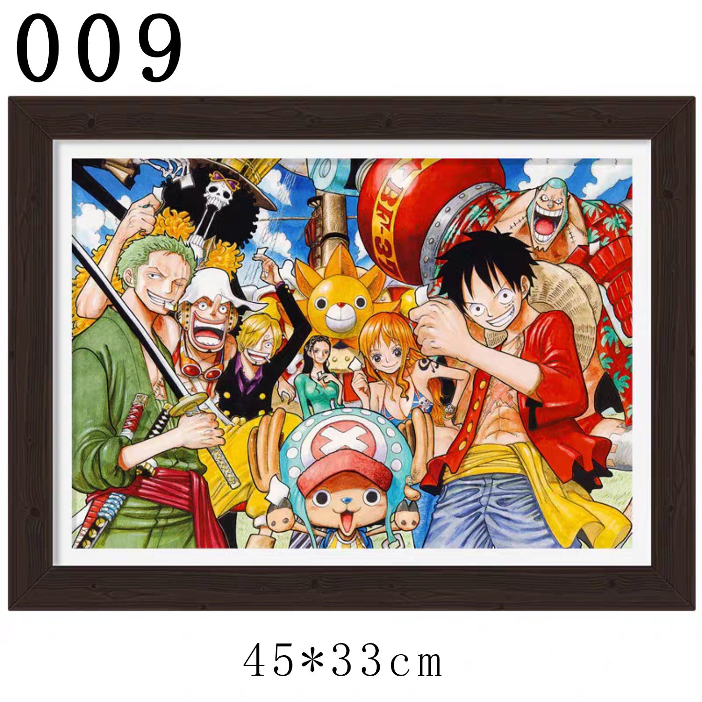 ONE PIECE  ワンピース  3D 四皇七武海 立体絵 飾り 絵飾り 壁飾り