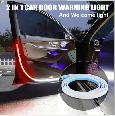XYW 超人気 LED自動車 超薄型ライトガイド   レインボー   流水ターンシグナルランプ