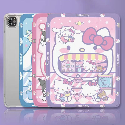 LF iPadケース サンリオ  キャラクター  iPad 保護ケース  タブレットケース