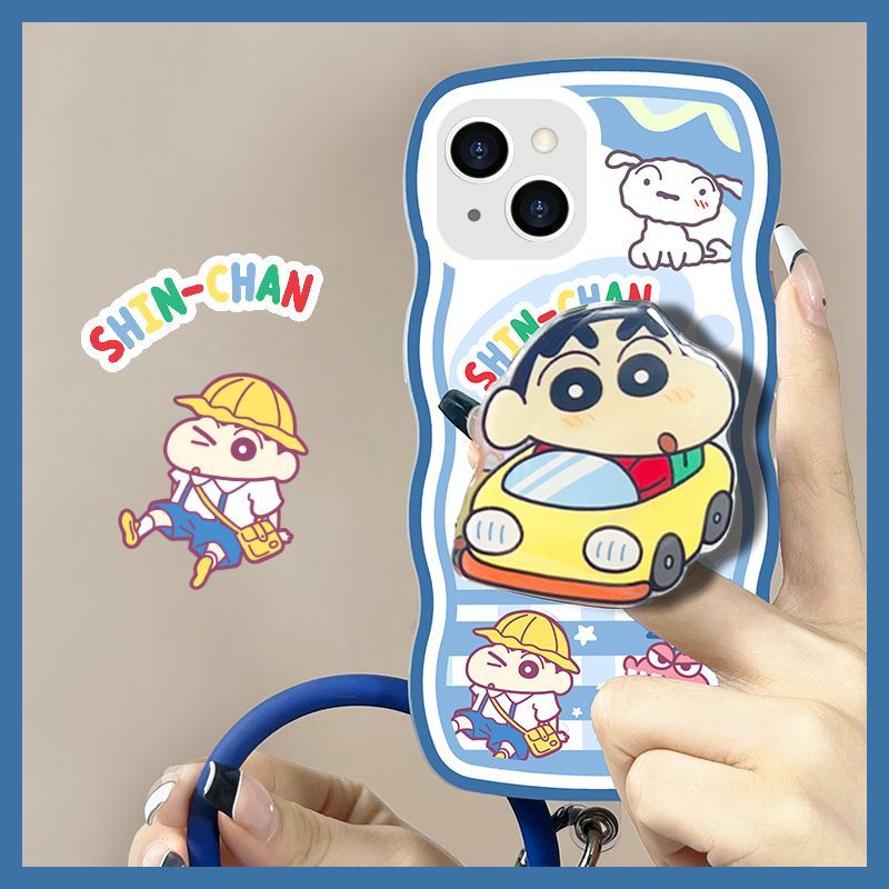 LF スマホケース  かわいい  キャラクター  携帯電話ケース 粘着式スマホホルダー付き