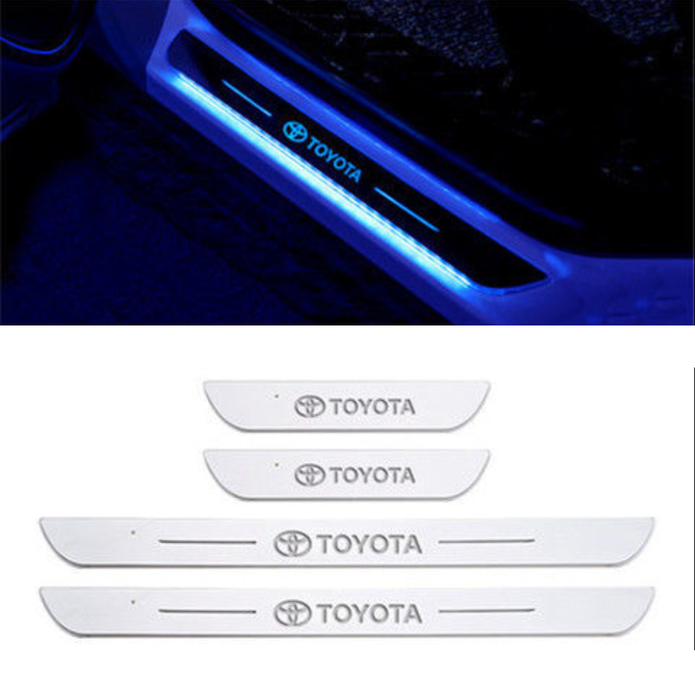 XYW  車載用アンビエントライト  フロントドア リヤドア ライト  ワイヤレスセンサーLEDライト【七彩流光/多色切り替え】