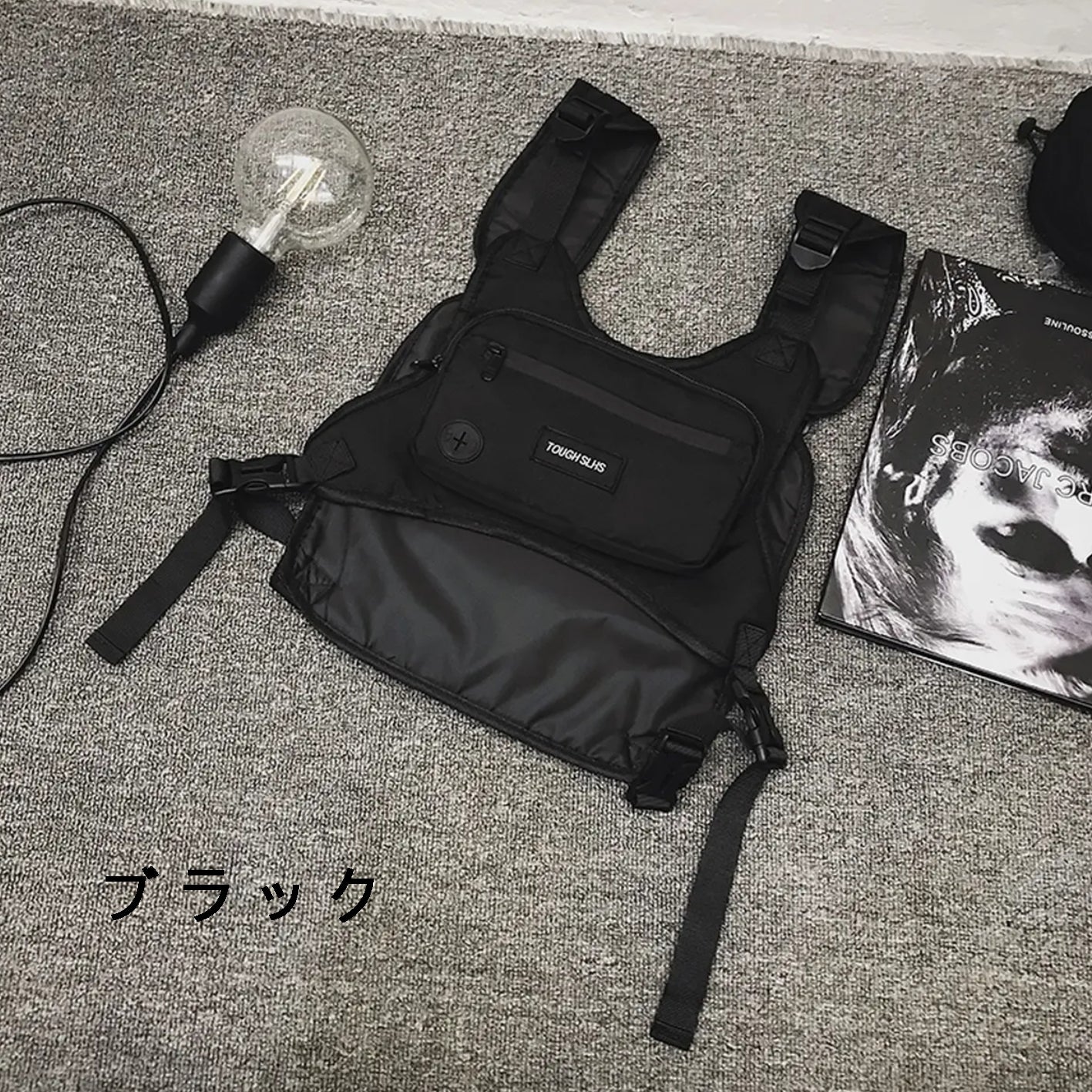LF  ユニセックス  ベスト型バッグ  カジュアル  トレンドファッション