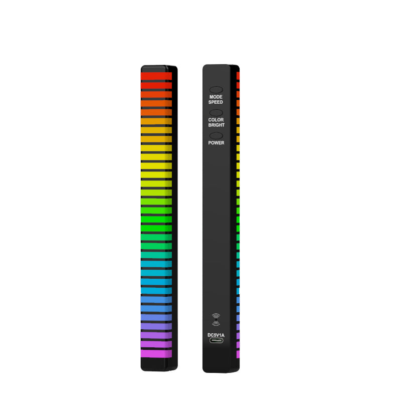 LD 車 サウンド light RGB LED ライト pc led ライト おしゃれ サウンドセンサー 雰囲気 ライト カラーライト 調光調節 音に反応 USB給電
