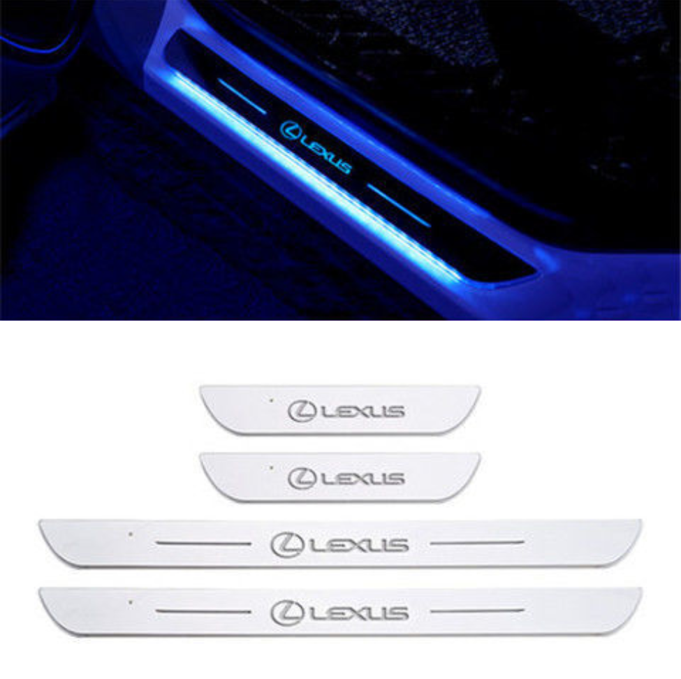 XYW  車載用アンビエントライト  フロントドア リヤドア ライト  ワイヤレスセンサーLEDライト【七彩流光/多色切り替え】