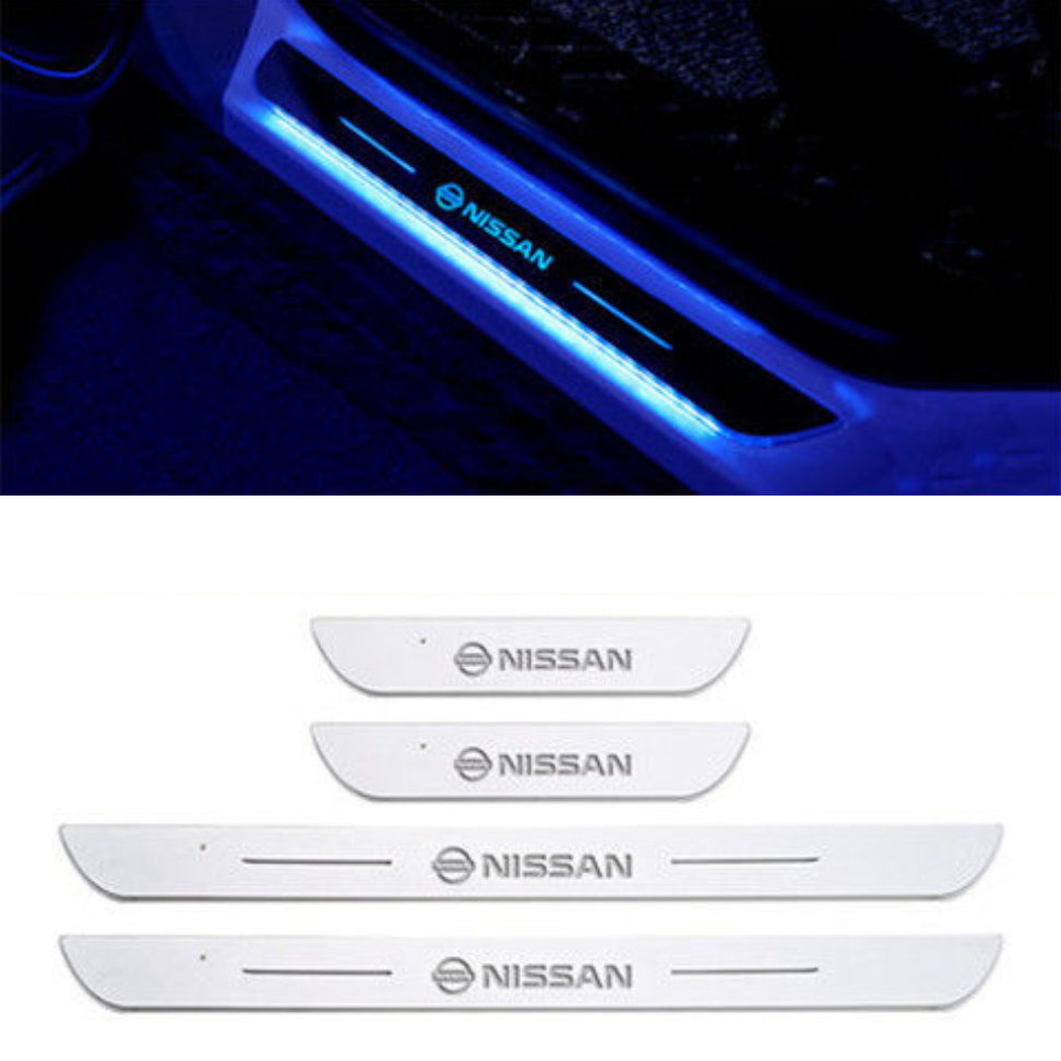 XYW  車載用アンビエントライト  フロントドア リヤドア ライト  ワイヤレスセンサーLEDライト【七彩流光/多色切り替え】