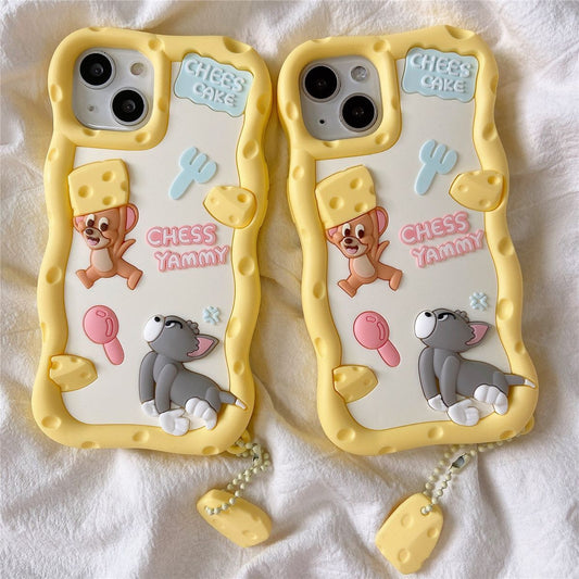LF 可愛い  チーズ トムとジェリー  スマホケース 携帯電話ケース
