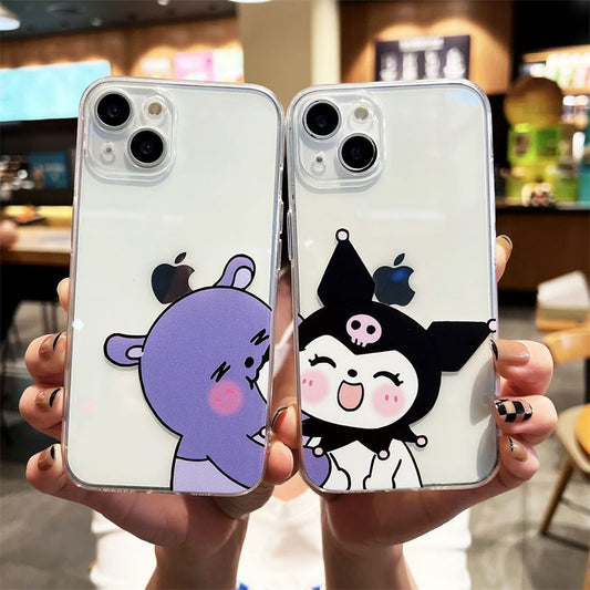 LF  可愛い スマホケース バク一郎&クロミ 携帯電話ケース