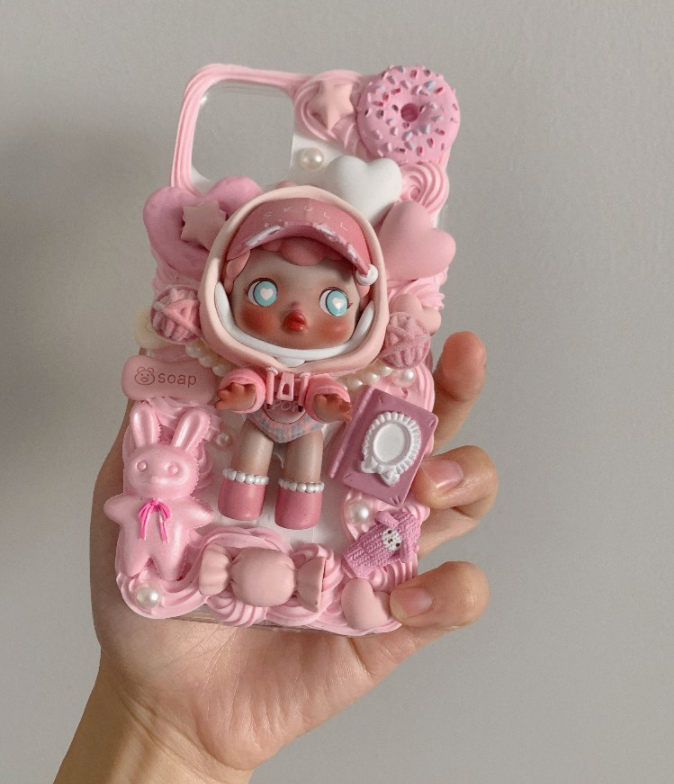 OL かわいい  ブラインドボックス  ホイップ携帯ケース 完成品