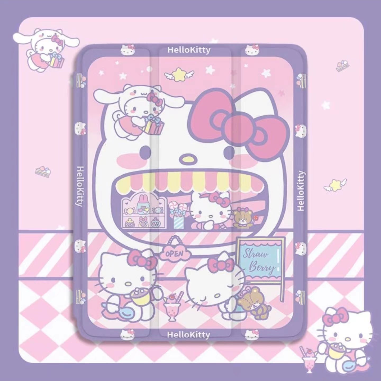 LF iPadケース サンリオ  キャラクター  iPad 保護ケース  タブレットケース