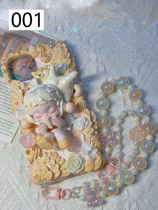 OL 3D立体ハンドペイント  ホイップ携帯ケース  かわいい ブラインドボックス 完成品