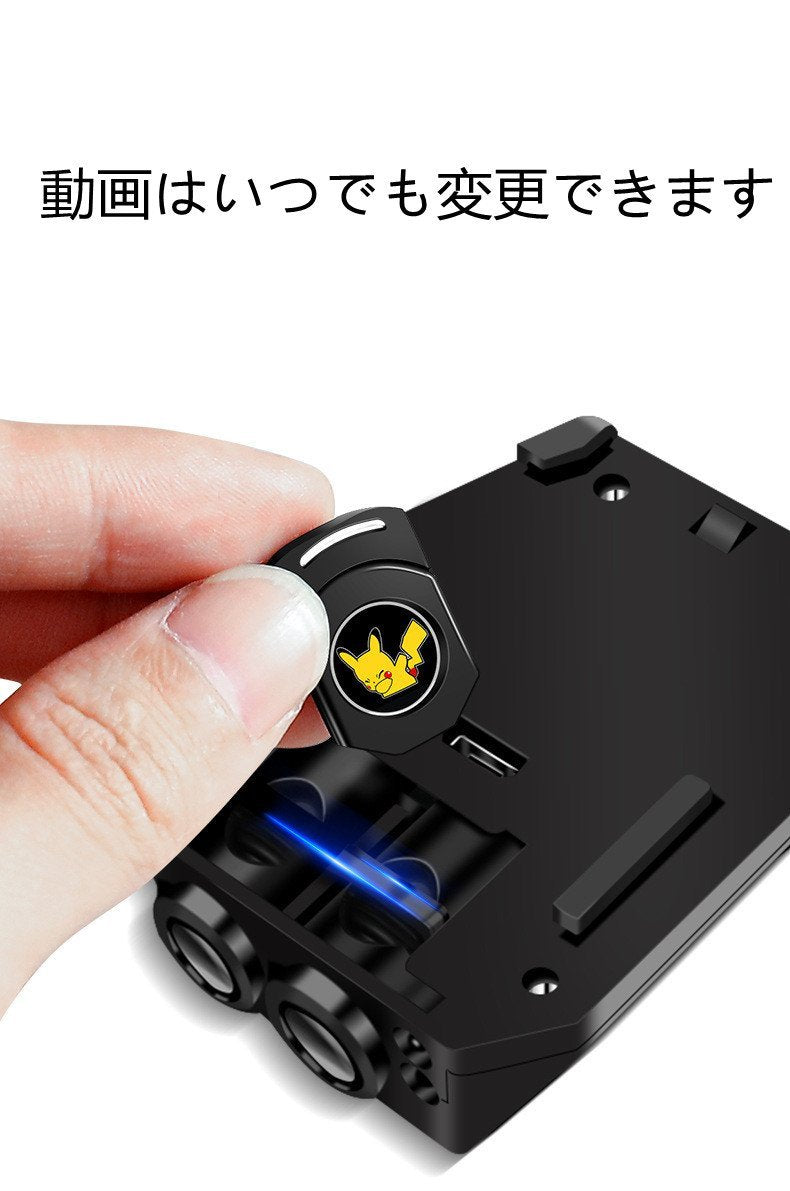 YQQ 車用品 取り付けが簡単 投射らんぷ 充電式自動車ドア投射ランプ  ワイヤレス赤外線感応式車載投射ランプ 2個入り